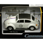 Volkswagen beetle #53 *herbie*, white