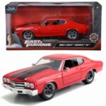 Dom’s Chevrolet Chevelle SS 1970 red with black stripes – Fast & Furious