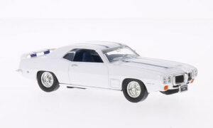Pontiac Firebird Trans Am, white with blue stripes, without showcase