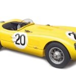 CMC Jaguar C-Type, 24h France 1953,  Jaguar racing team, yellow, #20, Roger Laurent / Charles de Tornaco