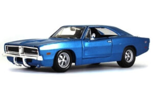 Dodge Charger R/T, metallic-blue scale 1/25