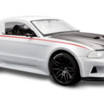 Ford Mustang street Racer , white/matt-black