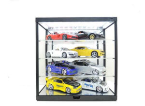 1/18 (1/24)  led show case. this case comes with ultra bright led light in the top part & with mirror in the back