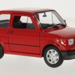 Fiat 126, red