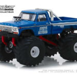 Ford F-250 monster truck above n beyond *kings of crunch series 4*, blue/red 1978