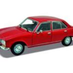 Peugeot 504, red