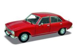 Peugeot 504, red