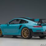 Porsche 911 (991.2) GT2RS 2017 Weissach Package (miami blue) Magnesium alloy wheels Satin White Gold Metallic