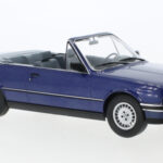 BMW 325i (E30) Convertible, metallic-blue