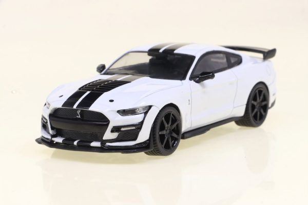 SHELBY MUSTANG GT500 STRIPES BLACK WHITE