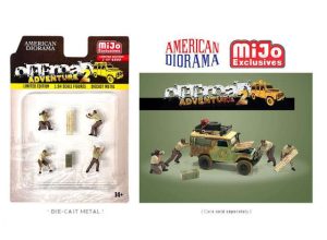 Off Road Adventure Mijo Figure set #2, various, Car Not Included !!