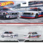 BMW 3.0 CSL #42 & BMW 320 Group 5 set of 2, 1973 white/red/blue