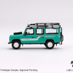 LAND ROVER DEFENDER 110 COUNTY STATION WAGON TRIDENT GREEN 1985