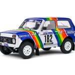 LADA NIVA WHITE #182 JABOUILLE/SARDOU PARIS-DAKAR 1984