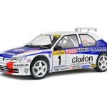 PEUGEOT 306 MAXI WHITE #1 F.DELECOUR/M.SAUVAGE RALLYE MONTE CARLO