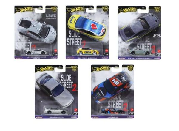 Car Culture *Slide Street* Mix box of 5.