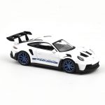 Porsche 911 GT3 RS 2022 White and Blue stickers