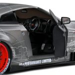 NISSAN GT-R (R35) W/ LIBERTY WALK BODY KIT 2.0 BLACK 2020