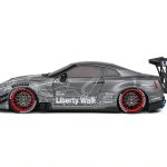 NISSAN GT-R (R35) W/ LIBERTY WALK BODY KIT 2.0 BLACK 2020