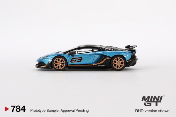 LAMBORGHINI AVENTADOR SVJ 63 BLU AEGIR 2023 - Slika 2