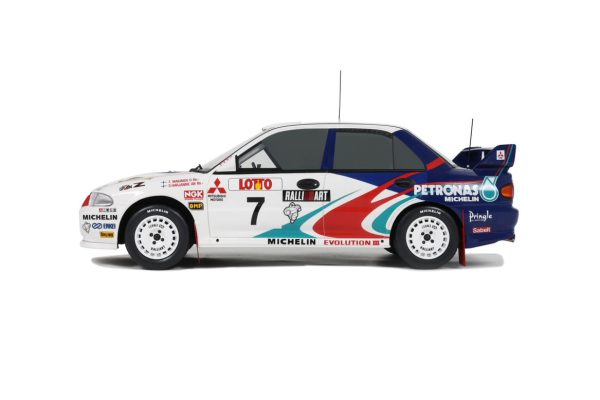 MITSUBISHI LANCER EVO III GR. A WHITE T. MAKINEN RALLY  AUSTRALIA - Slika 2