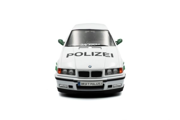 BMW E36 M3 COUPE SOLIDO WORKS DRIFT POLIZEI WHITE 1991 - Slika 10