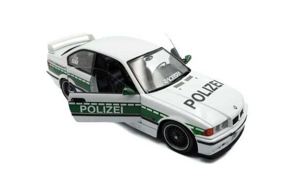 BMW E36 M3 COUPE SOLIDO WORKS DRIFT POLIZEI WHITE 1991 - Slika 8