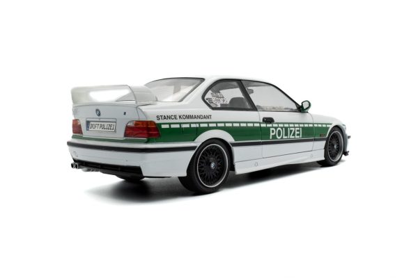 BMW E36 M3 COUPE SOLIDO WORKS DRIFT POLIZEI WHITE 1991 - Slika 5