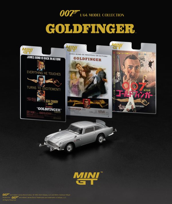 ASTON MARTIN DB5 GOLDFINGER ENGLISH BLISTER PACKAGING 1965 - Slika 5