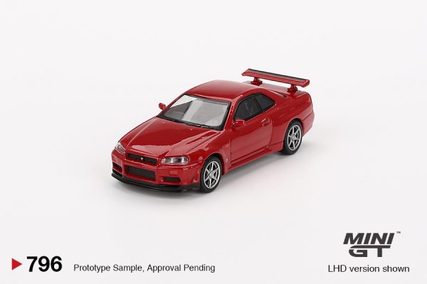 NISSAN SKYLINE GT-R (R34) V-SPEC ACTIVE RED 1999