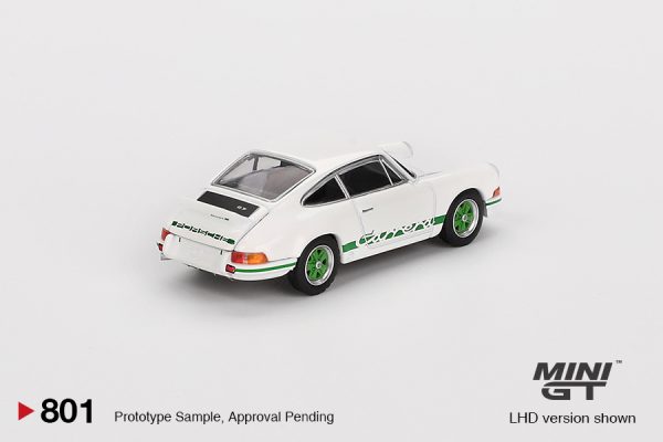 PORSCHE 911 (901) 2,7 CARRERA RS GRAND PRIX WHITE WITH GREEN LIVERY 1973 - Slika 4