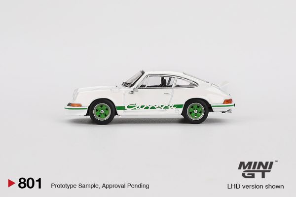 PORSCHE 911 (901) 2,7 CARRERA RS GRAND PRIX WHITE WITH GREEN LIVERY 1973 - Slika 3