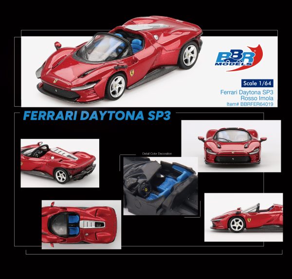 FERRARI DAYTONA SP3 ROSSO IMOLA 2024 - Slika 2
