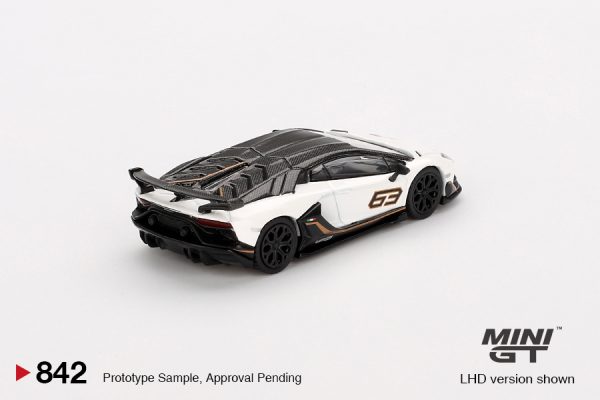 LAMBORGHINI AVENTADOR SVJ 63 BIANCO ASOPO 2022 - Slika 3
