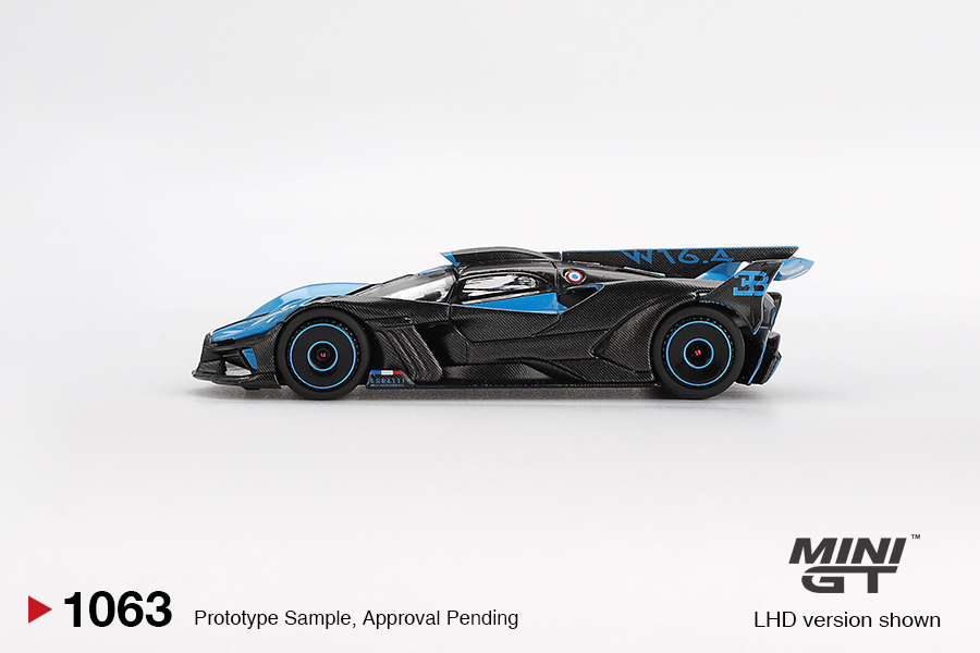 BUGATTI BOLIDE PRESENTATION BLACK AND BLUE 2024 - Slika 2
