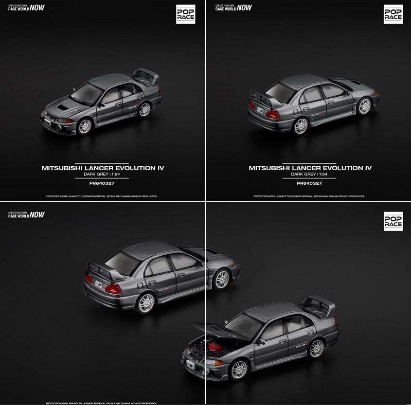 Mitsubishi Lancer Evolution IV, dark grey - Slika 2
