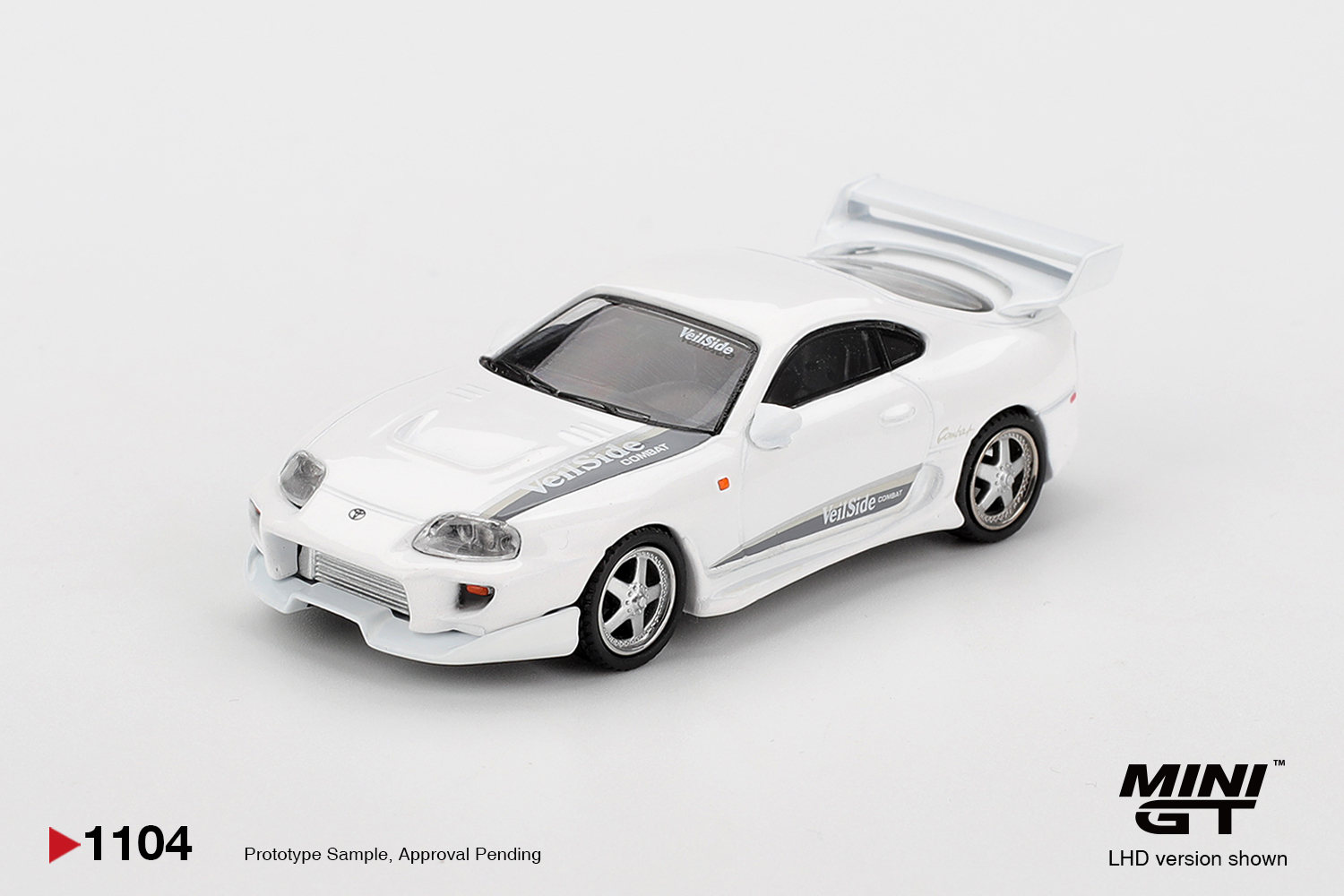 TOYOTA SUPRA MK4 (A80) VEILSIDE COMBAT V-I WHITE PEARL METALLIC 2014