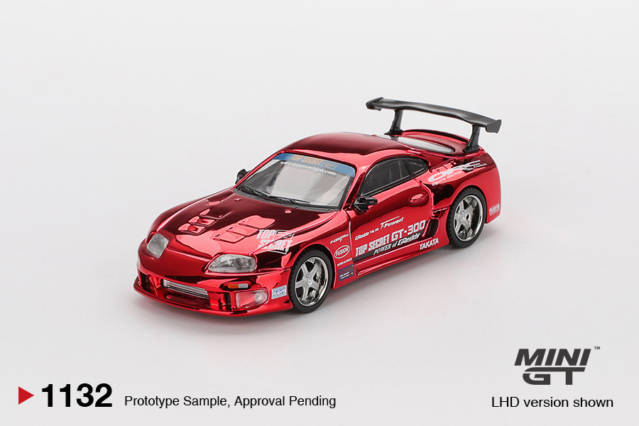 TOYOTA SUPRA (A80) TOP SECRET GT-300 RED CHROME 2014