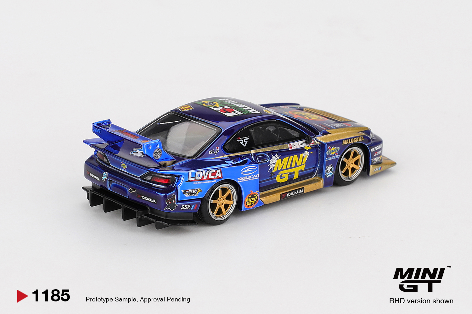 NISSAN SILVIA S15 LB-SUPER SILHOUETTE #555 TEAM MINI GT LIBERTY WALK FORMULA DRIFT 2025 - Slika 3