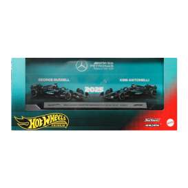 Mercedes #63 Kimi Antonelli and Mercedes Geroges Russell *F1 2-pack*, black/blue